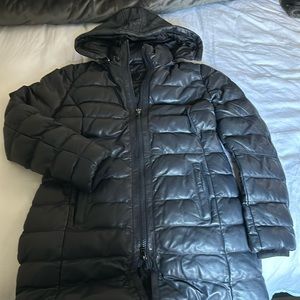 Bod & Christensen Long Leather Jacket